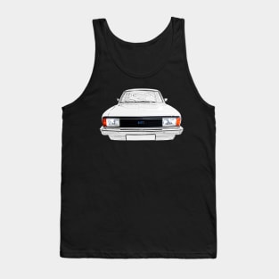 Morris Ital 1980s British classic car monochrome enhanced Tank Top